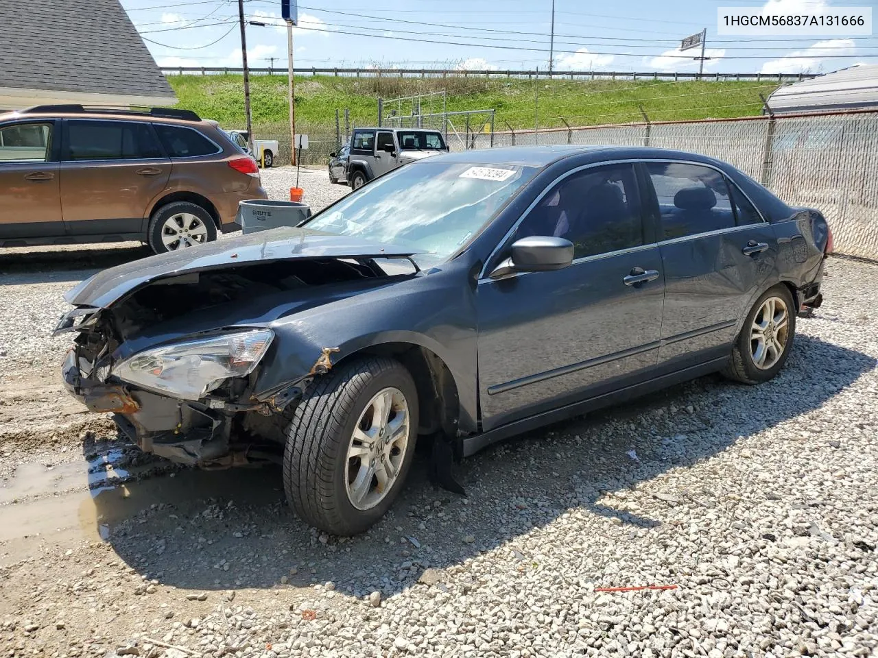 1HGCM56837A131666 2007 Honda Accord Ex