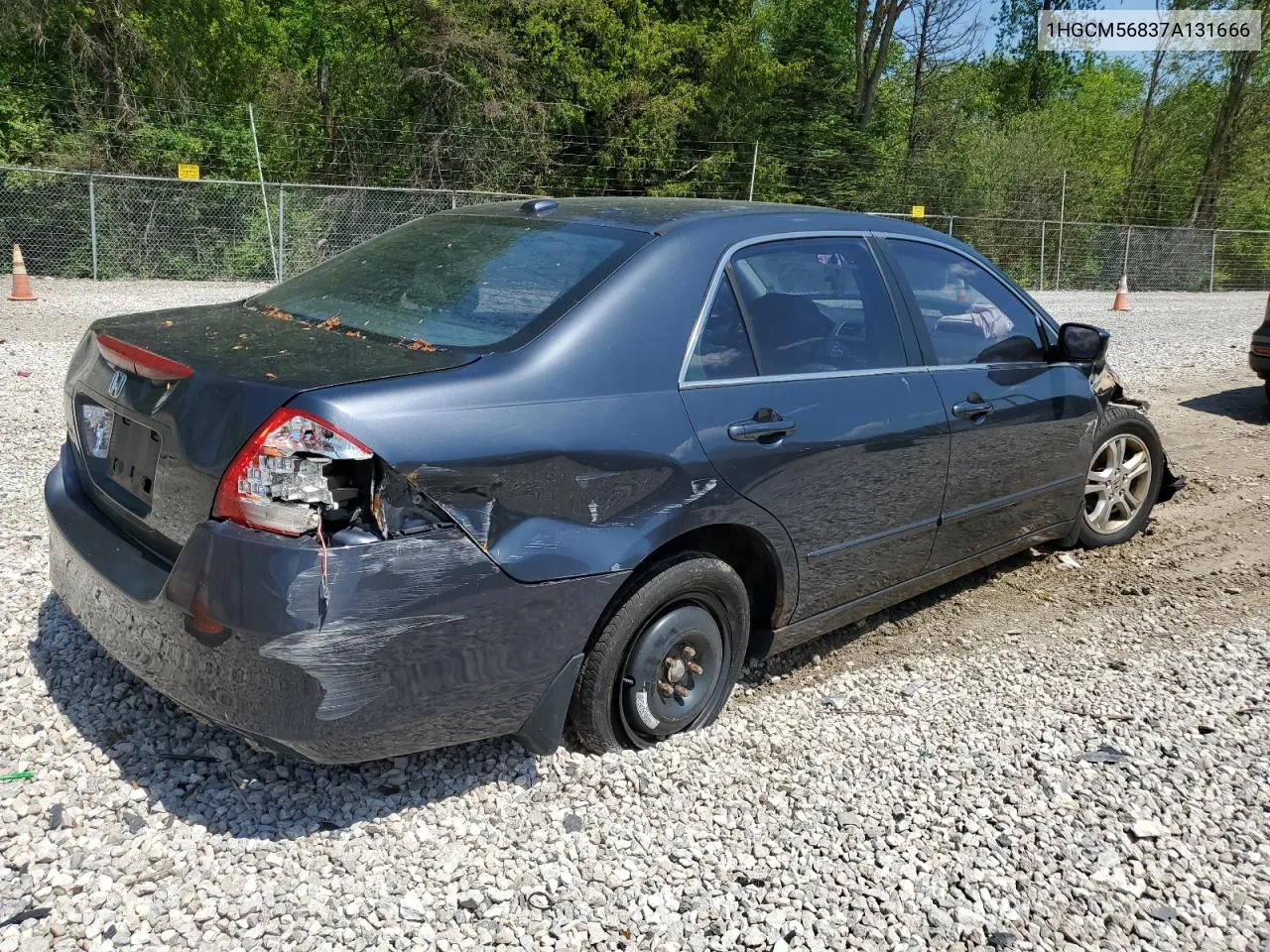 1HGCM56837A131666 2007 Honda Accord Ex