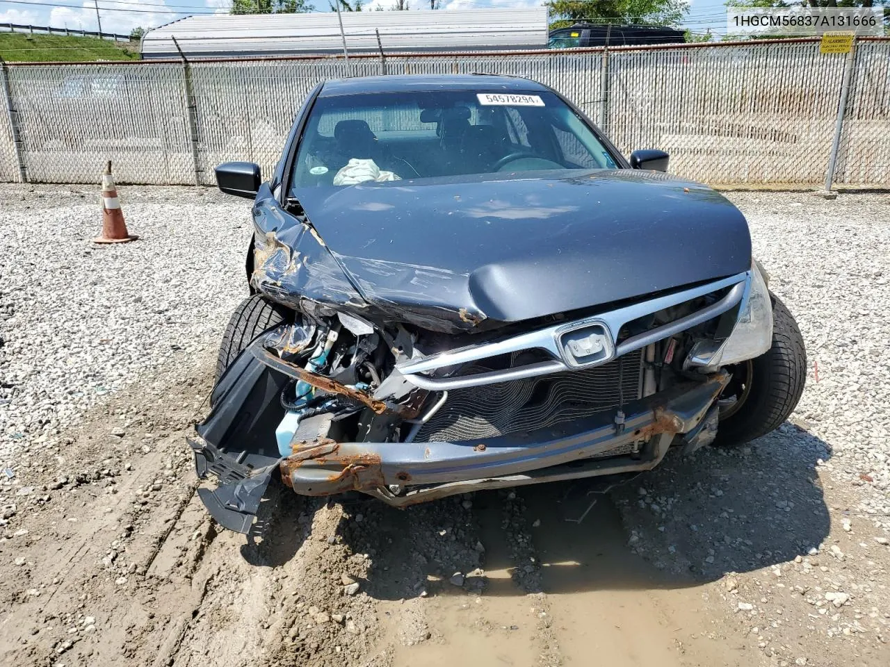 1HGCM56837A131666 2007 Honda Accord Ex