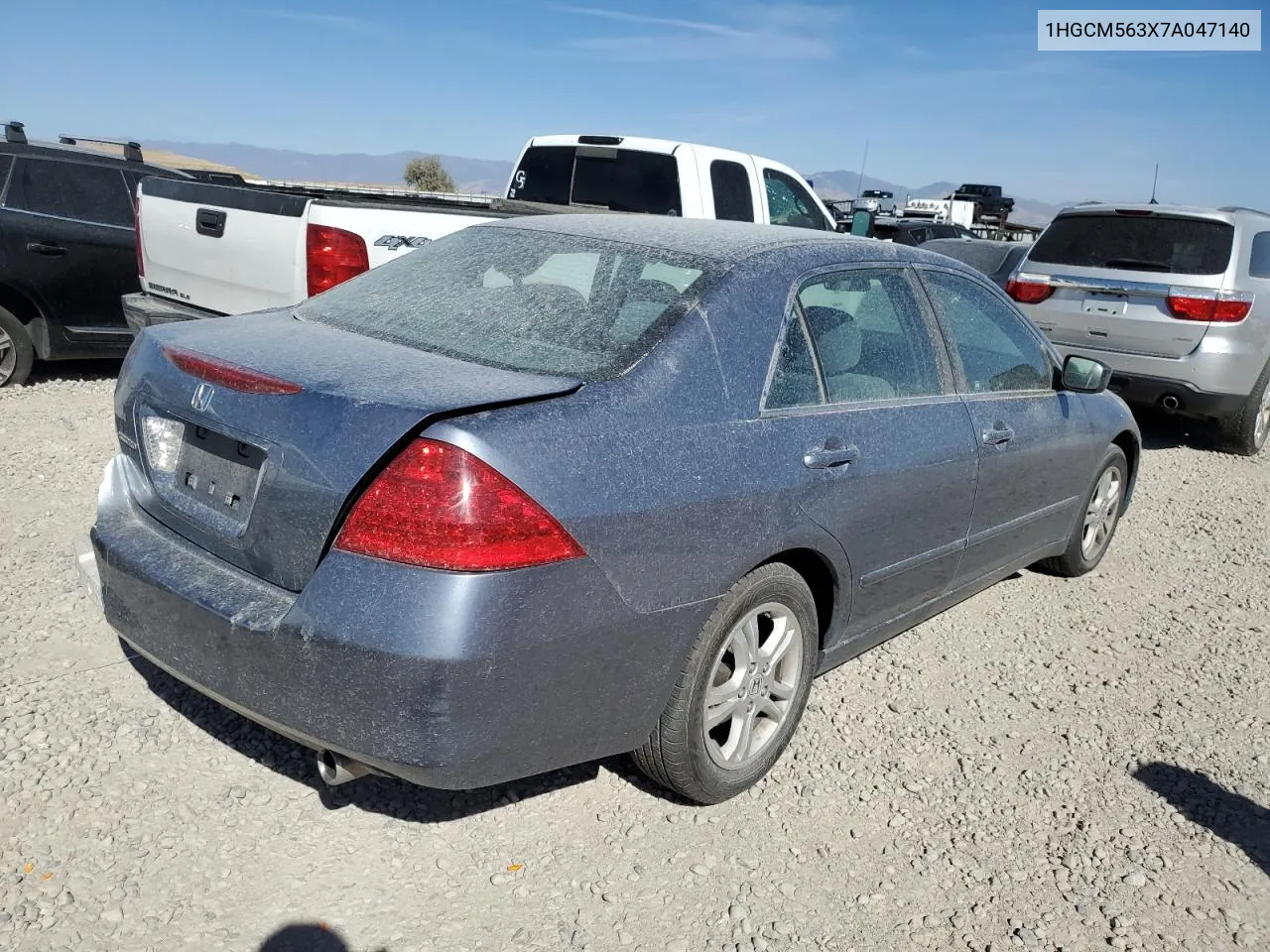 2007 Honda Accord Se VIN: 1HGCM563X7A047140 Lot: 73365474