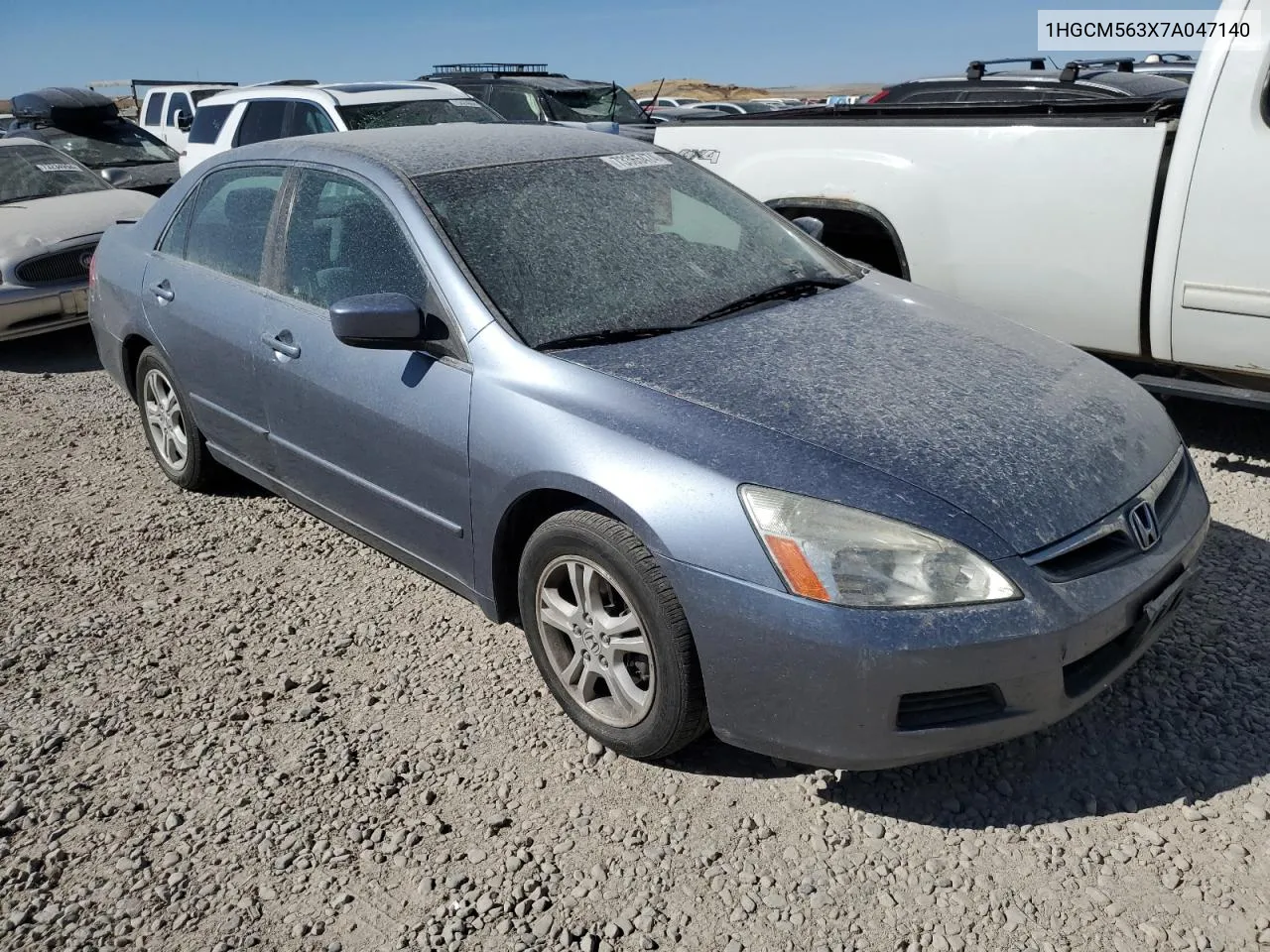 2007 Honda Accord Se VIN: 1HGCM563X7A047140 Lot: 73365474