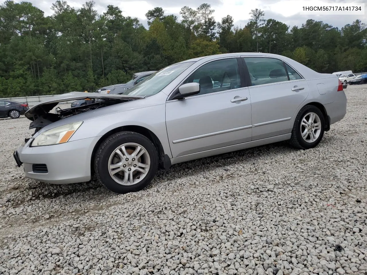 2007 Honda Accord Ex VIN: 1HGCM56717A141734 Lot: 73663184