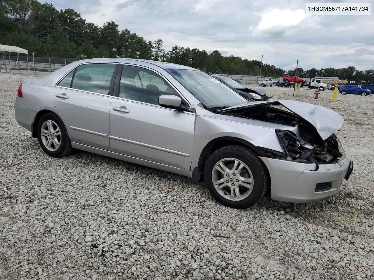 2007 Honda Accord Ex VIN: 1HGCM56717A141734 Lot: 73663184