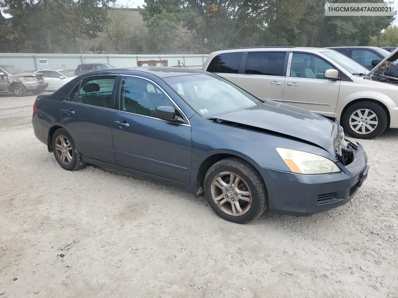 2007 Honda Accord Ex VIN: 1HGCM56847A000021 Lot: 73694754