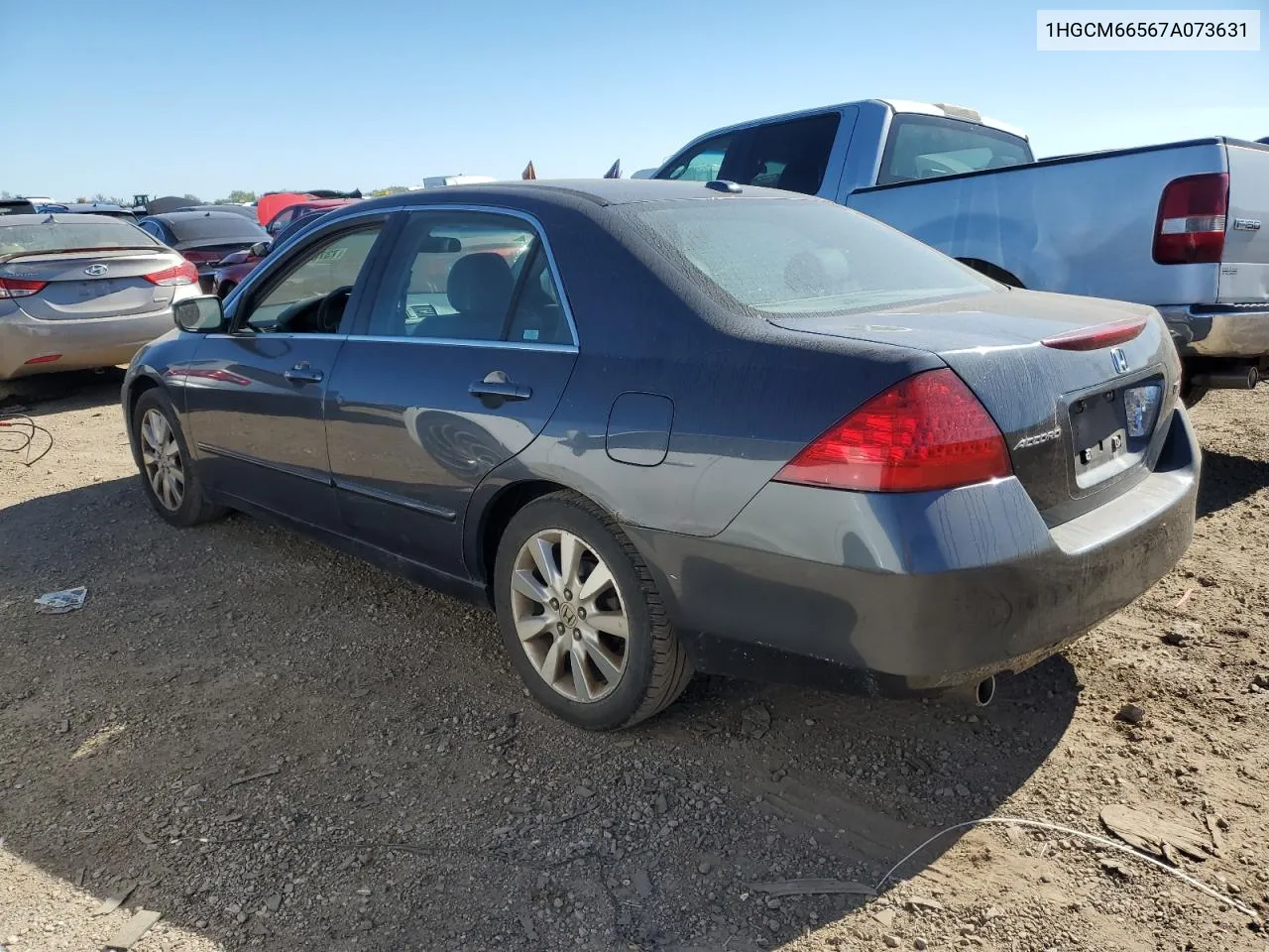 2007 Honda Accord Ex VIN: 1HGCM66567A073631 Lot: 73704474