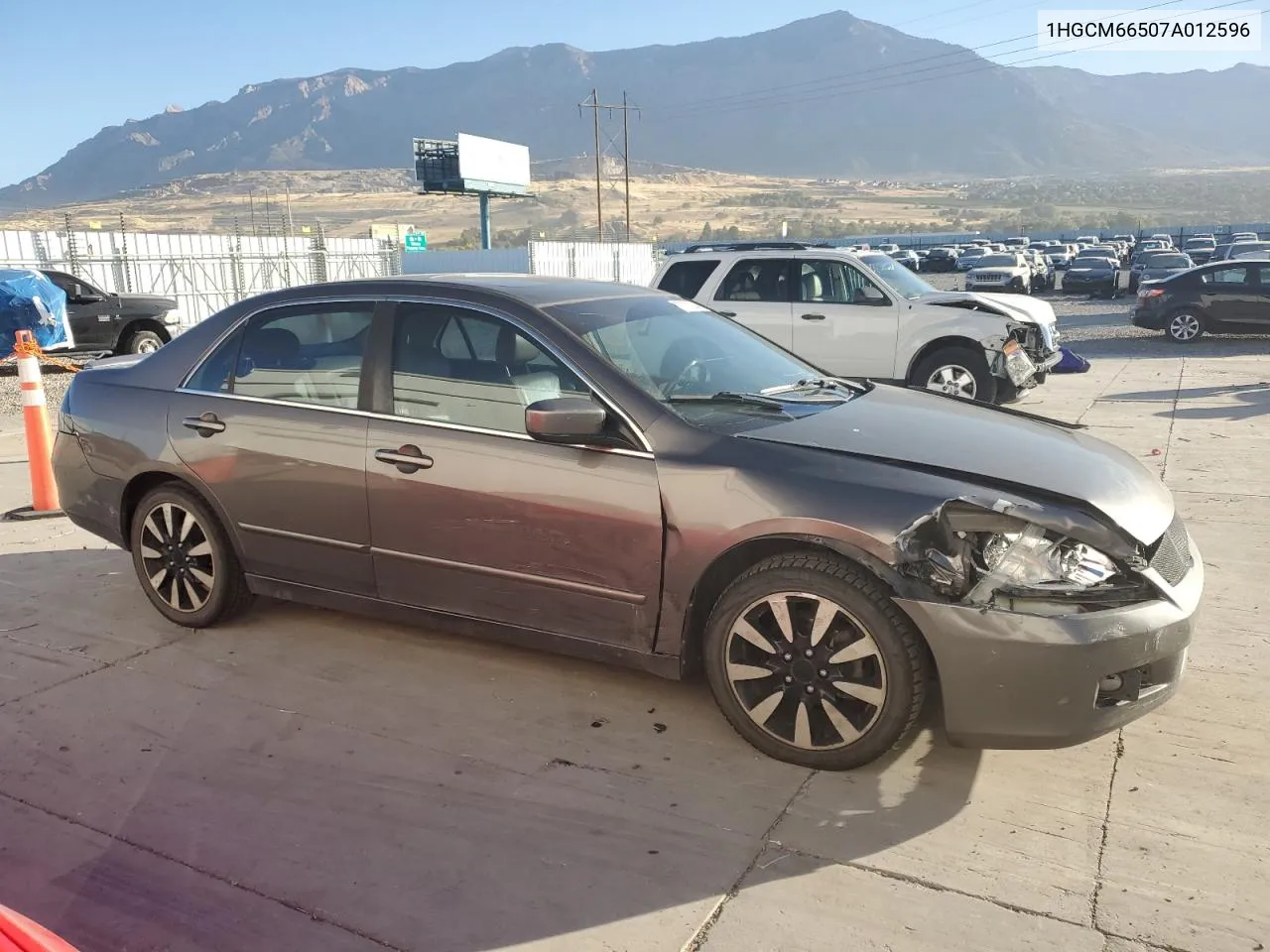 2007 Honda Accord Ex VIN: 1HGCM66507A012596 Lot: 73731244