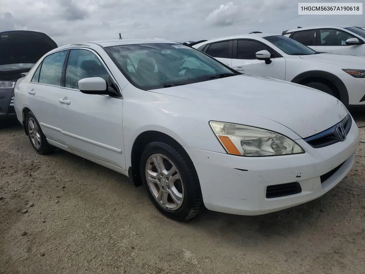 2007 Honda Accord Se VIN: 1HGCM56367A190618 Lot: 73844204