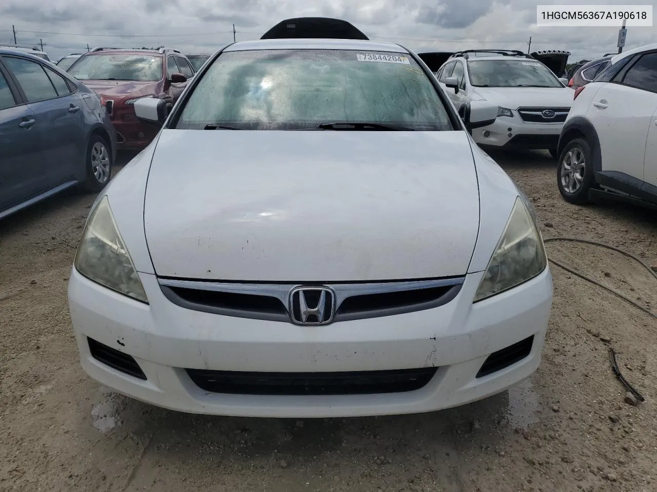 2007 Honda Accord Se VIN: 1HGCM56367A190618 Lot: 73844204