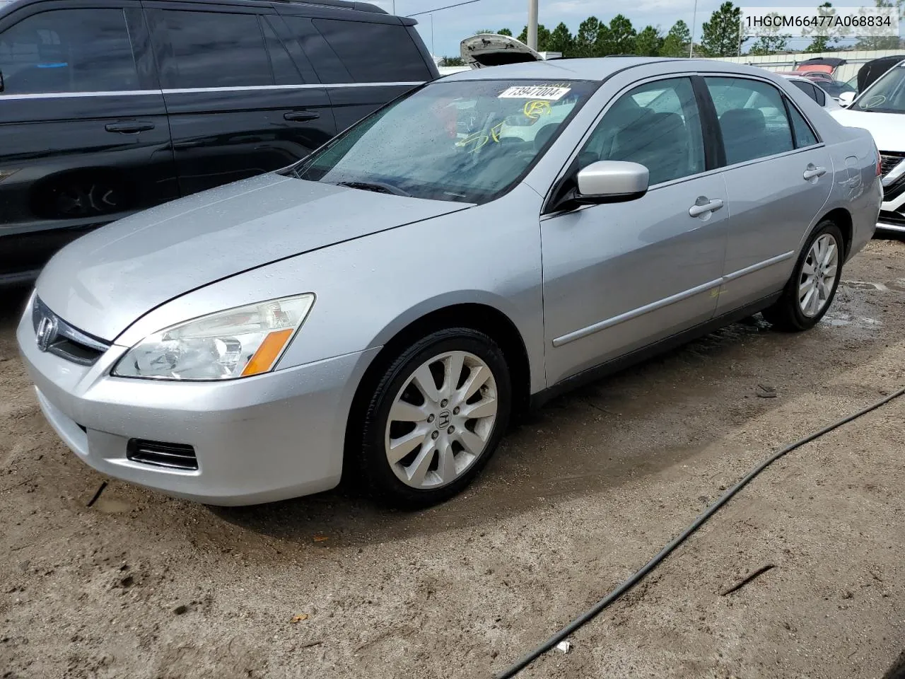 2007 Honda Accord Se VIN: 1HGCM66477A068834 Lot: 73947004