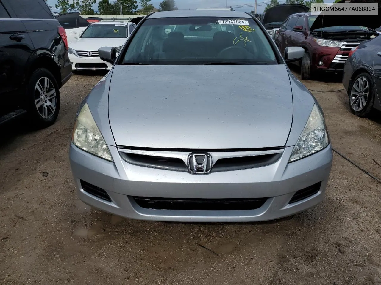 2007 Honda Accord Se VIN: 1HGCM66477A068834 Lot: 73947004