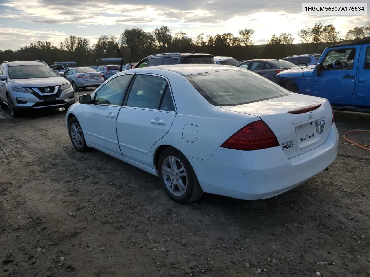 1HGCM56307A176634 2007 Honda Accord Se