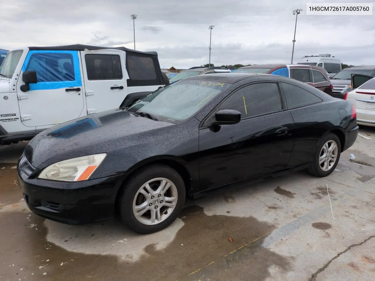 2007 Honda Accord Ex VIN: 1HGCM72617A005760 Lot: 74540224