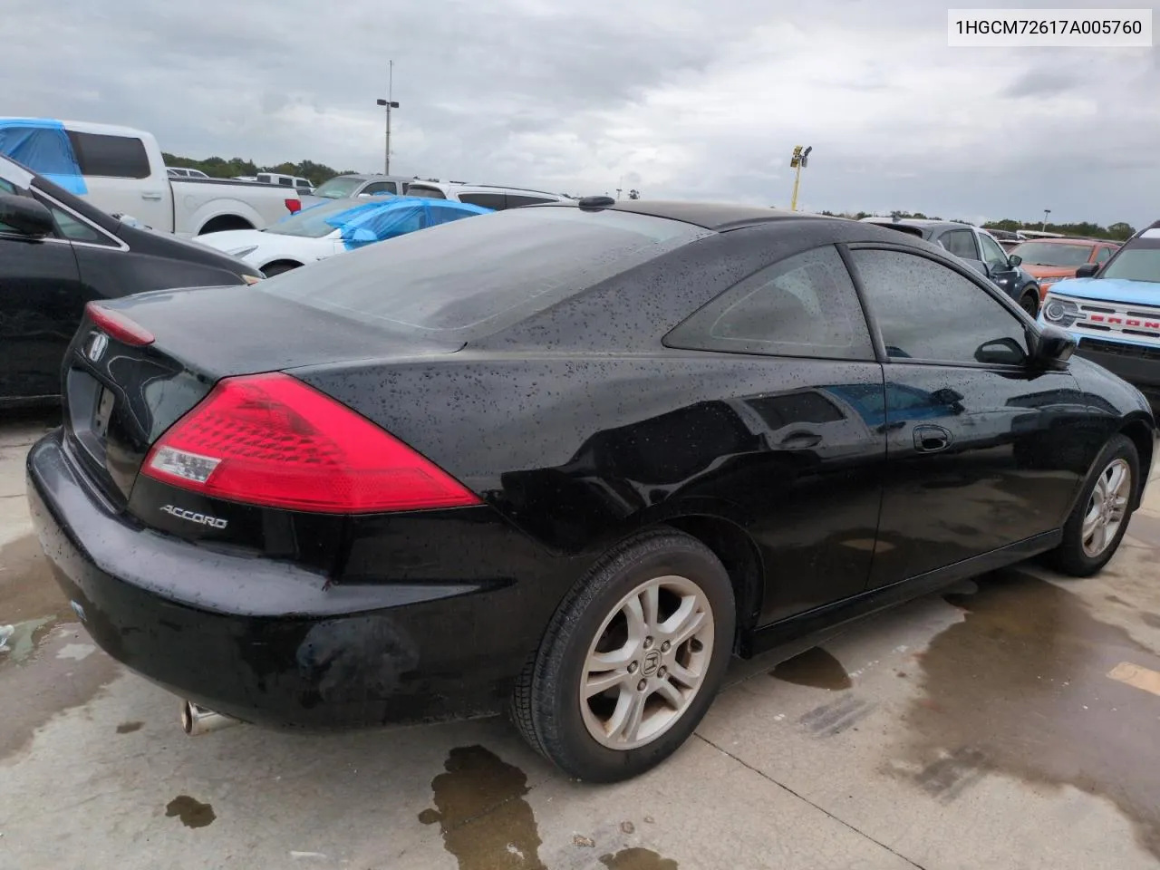 2007 Honda Accord Ex VIN: 1HGCM72617A005760 Lot: 74540224