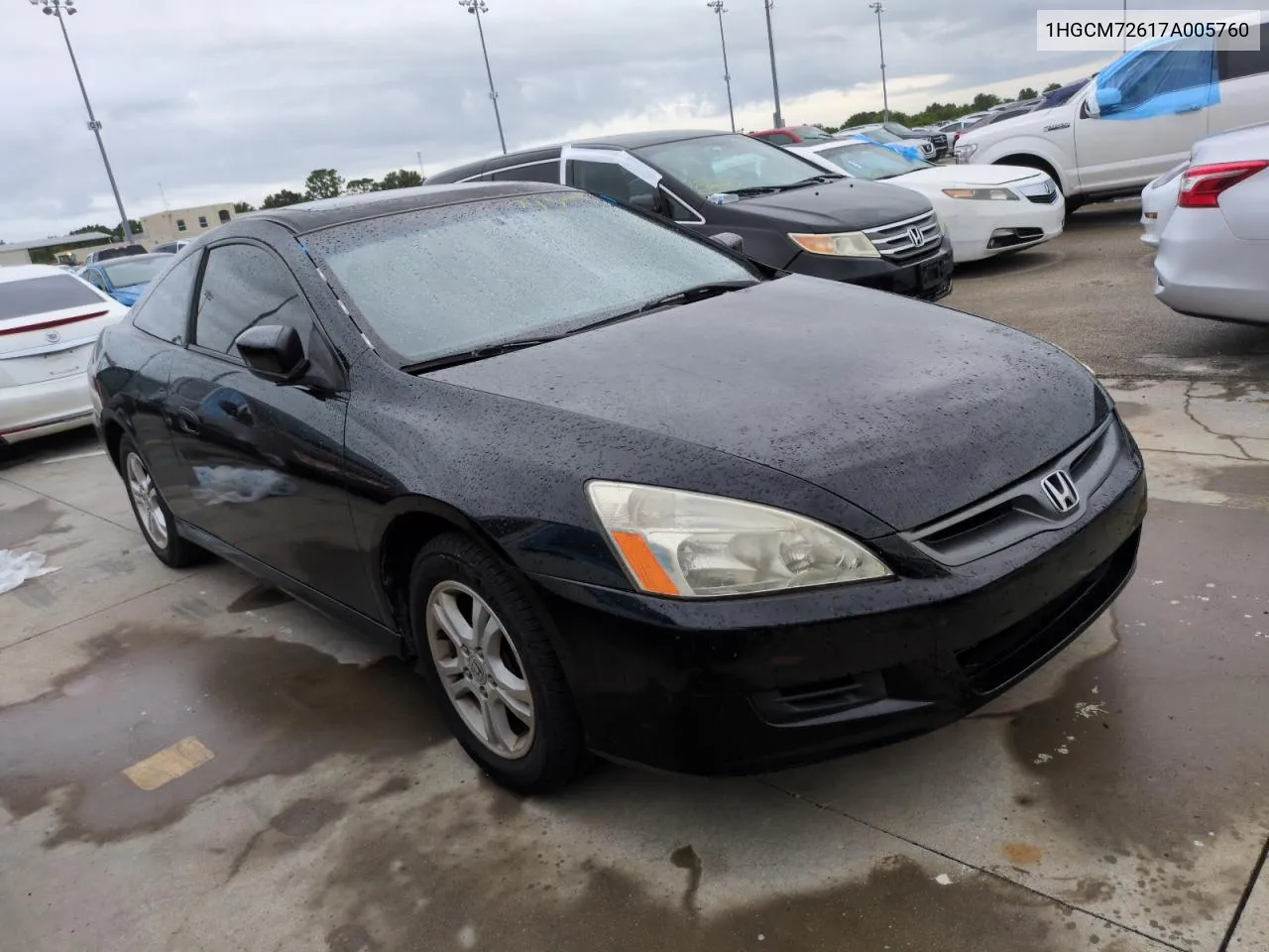 2007 Honda Accord Ex VIN: 1HGCM72617A005760 Lot: 74540224