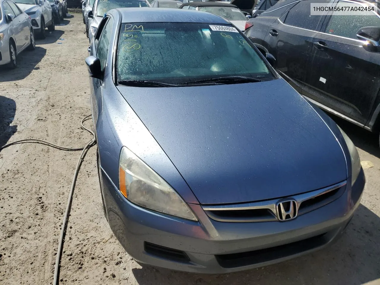 2007 Honda Accord Lx VIN: 1HGCM56477A042454 Lot: 75084804