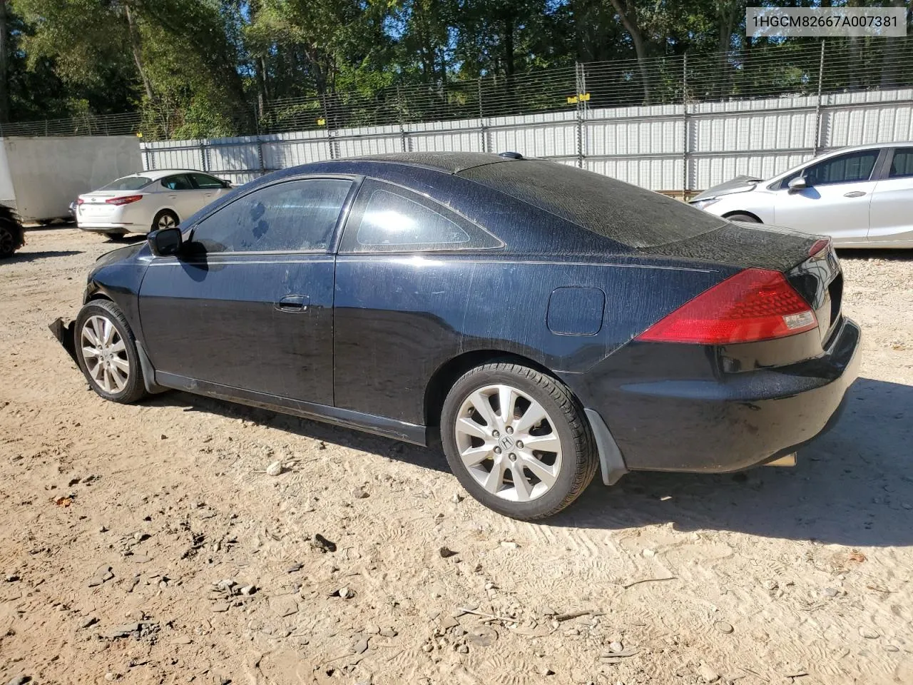 2007 Honda Accord Ex VIN: 1HGCM82667A007381 Lot: 75650934