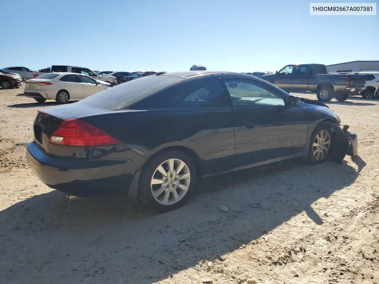 1HGCM82667A007381 2007 Honda Accord Ex