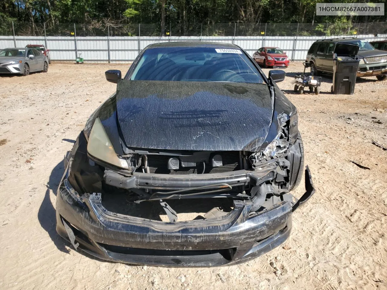 1HGCM82667A007381 2007 Honda Accord Ex