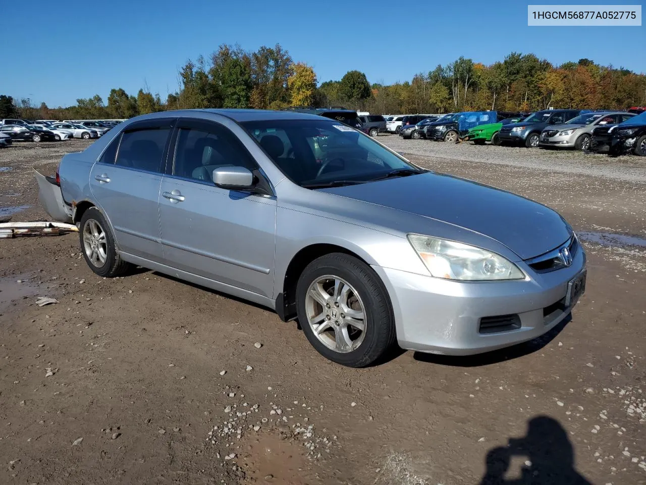 2007 Honda Accord Ex VIN: 1HGCM56877A052775 Lot: 75664204