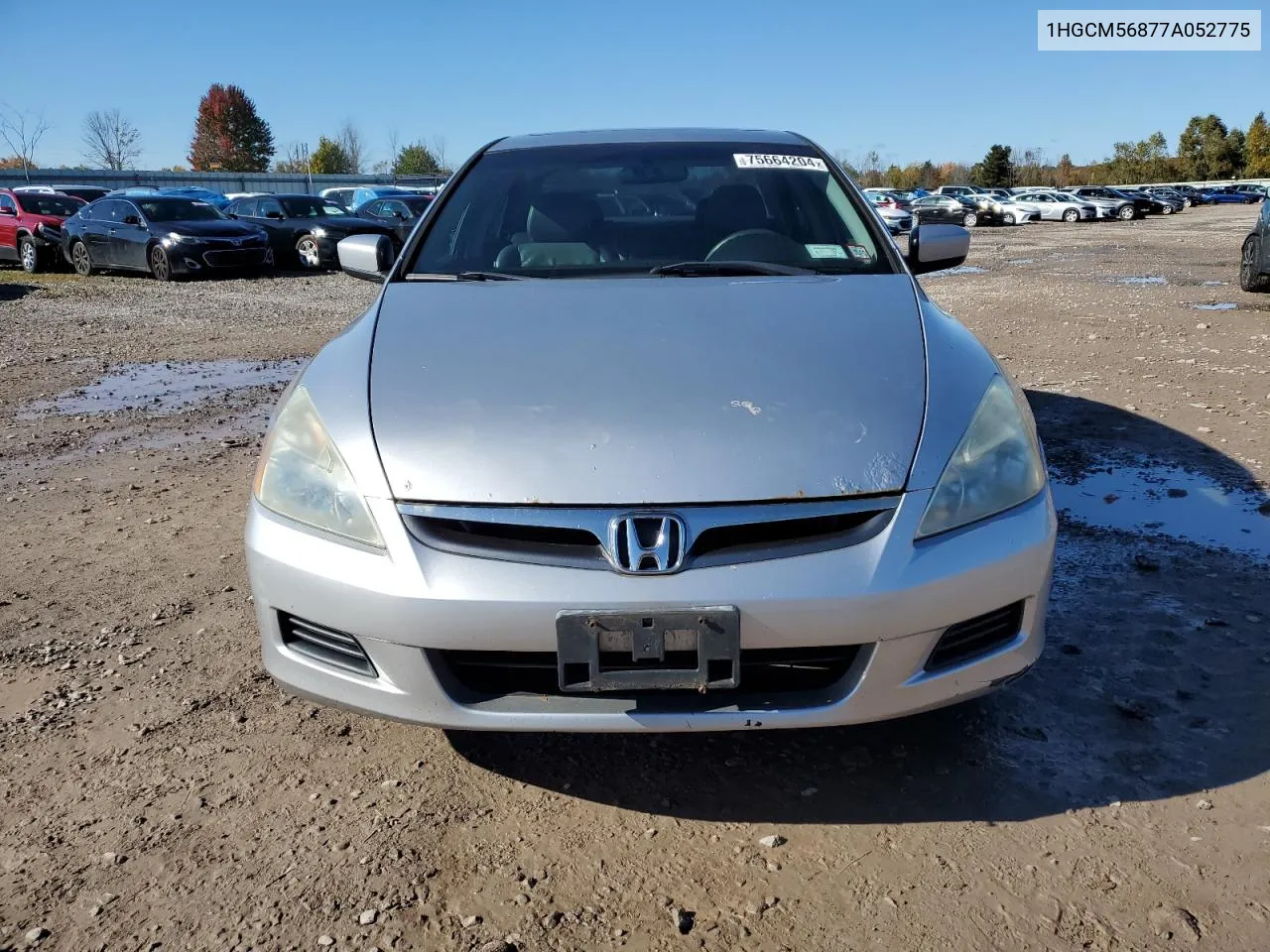 2007 Honda Accord Ex VIN: 1HGCM56877A052775 Lot: 75664204