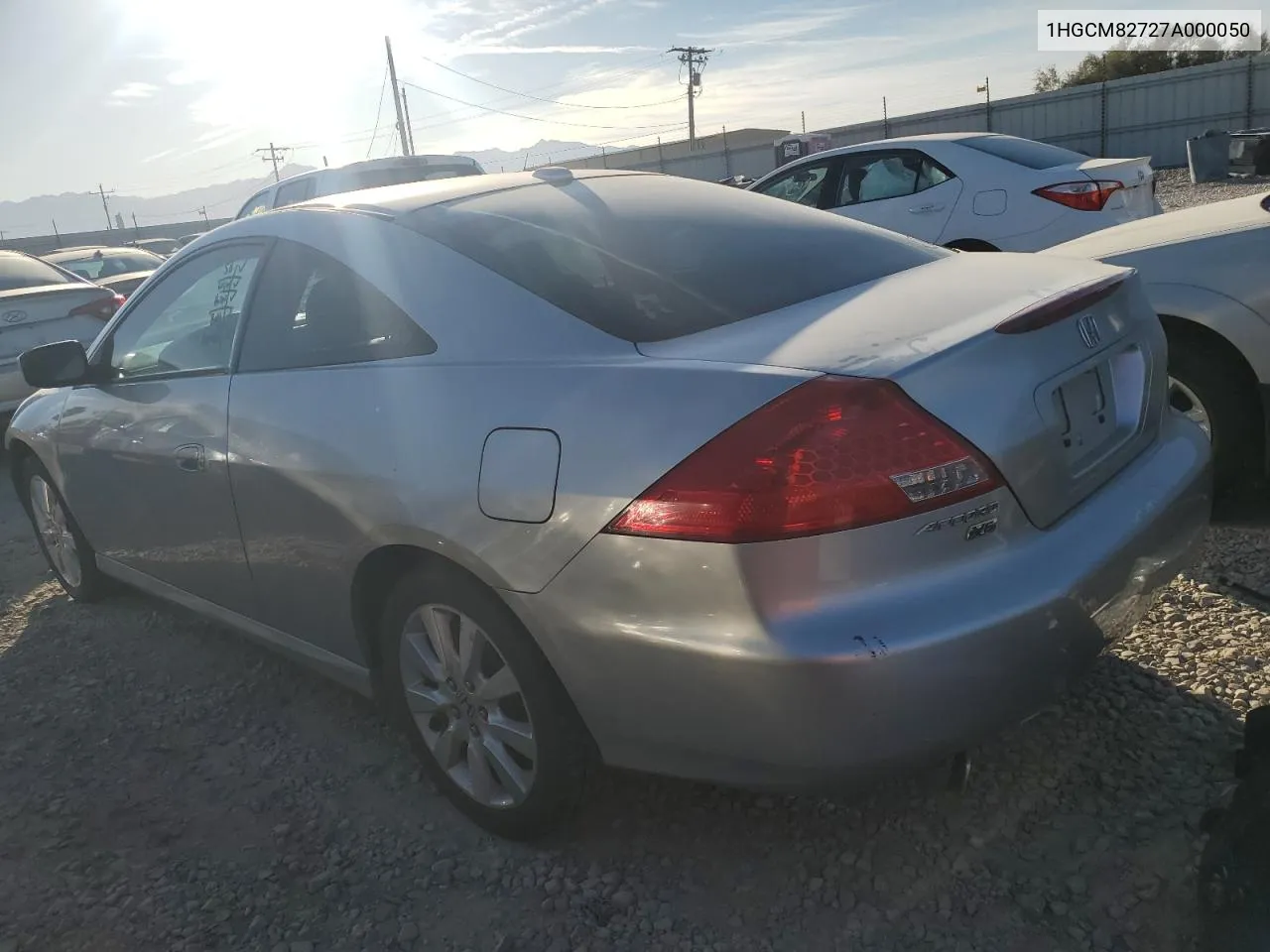 2007 Honda Accord Ex VIN: 1HGCM82727A000050 Lot: 75704444