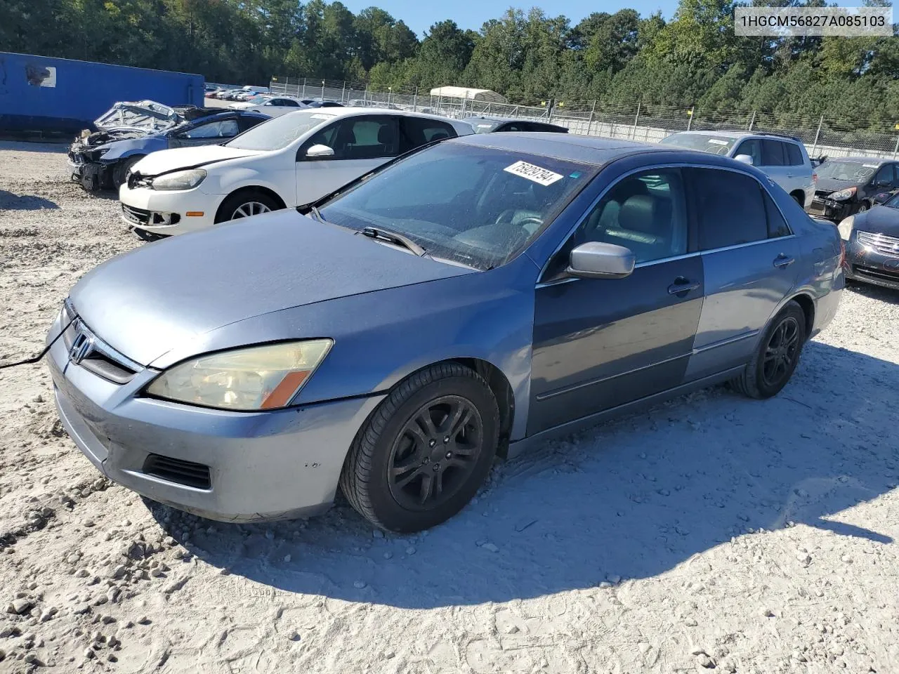 1HGCM56827A085103 2007 Honda Accord Ex