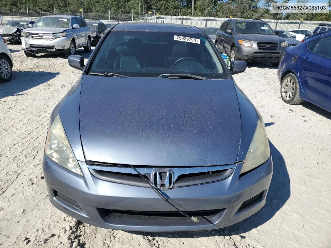 1HGCM56827A085103 2007 Honda Accord Ex