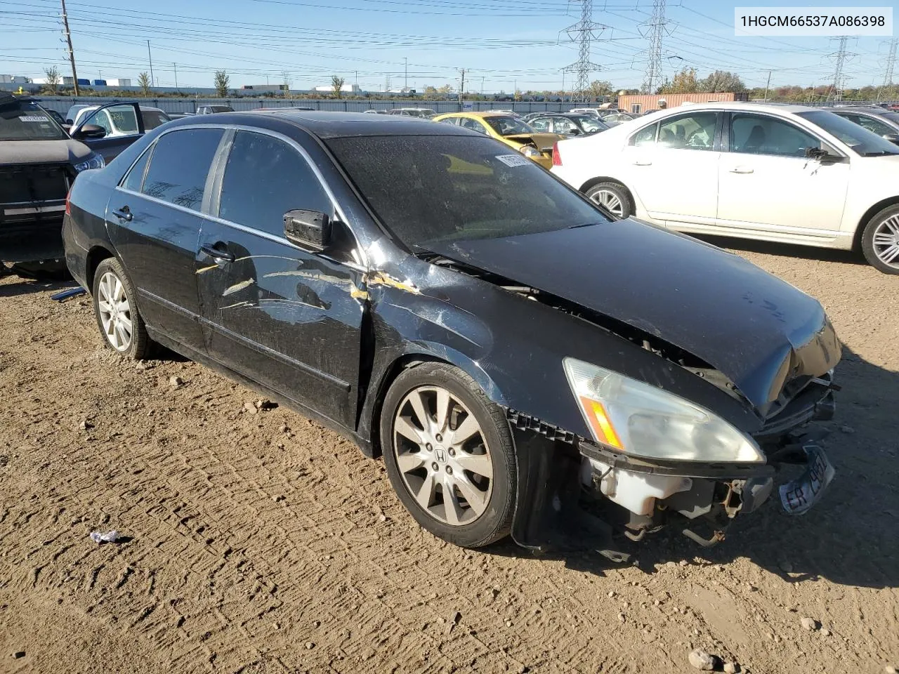 2007 Honda Accord Ex VIN: 1HGCM66537A086398 Lot: 76057644