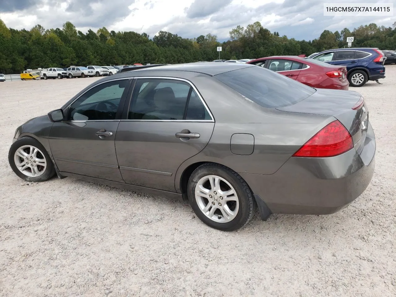 2007 Honda Accord Ex VIN: 1HGCM567X7A144115 Lot: 76368524