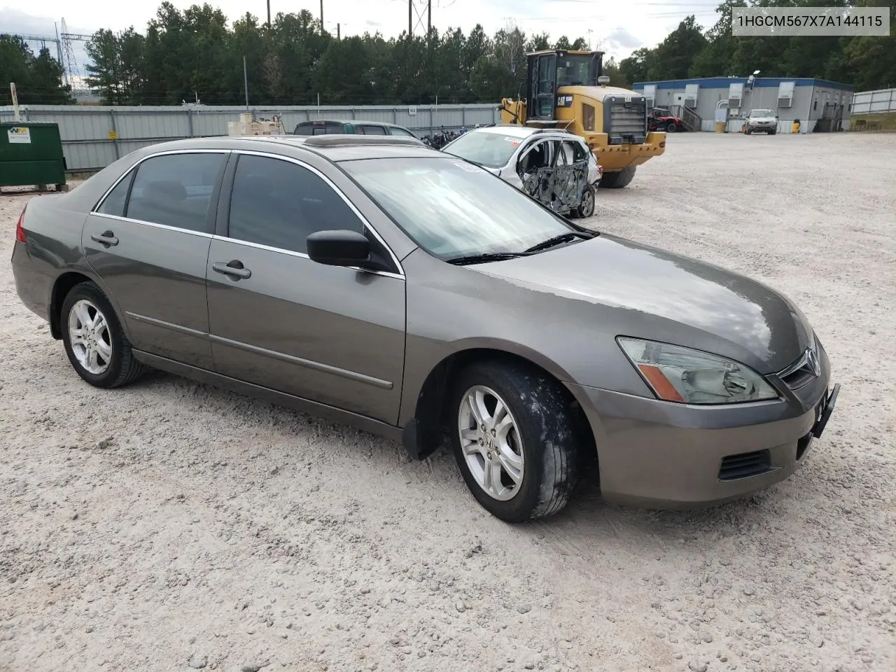 2007 Honda Accord Ex VIN: 1HGCM567X7A144115 Lot: 76368524