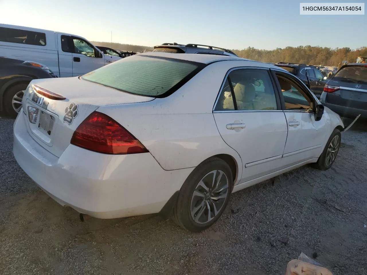 1HGCM56347A154054 2007 Honda Accord Se