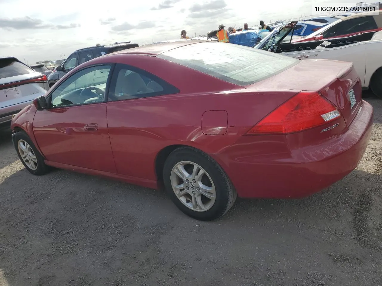 1HGCM72367A016081 2007 Honda Accord Lx