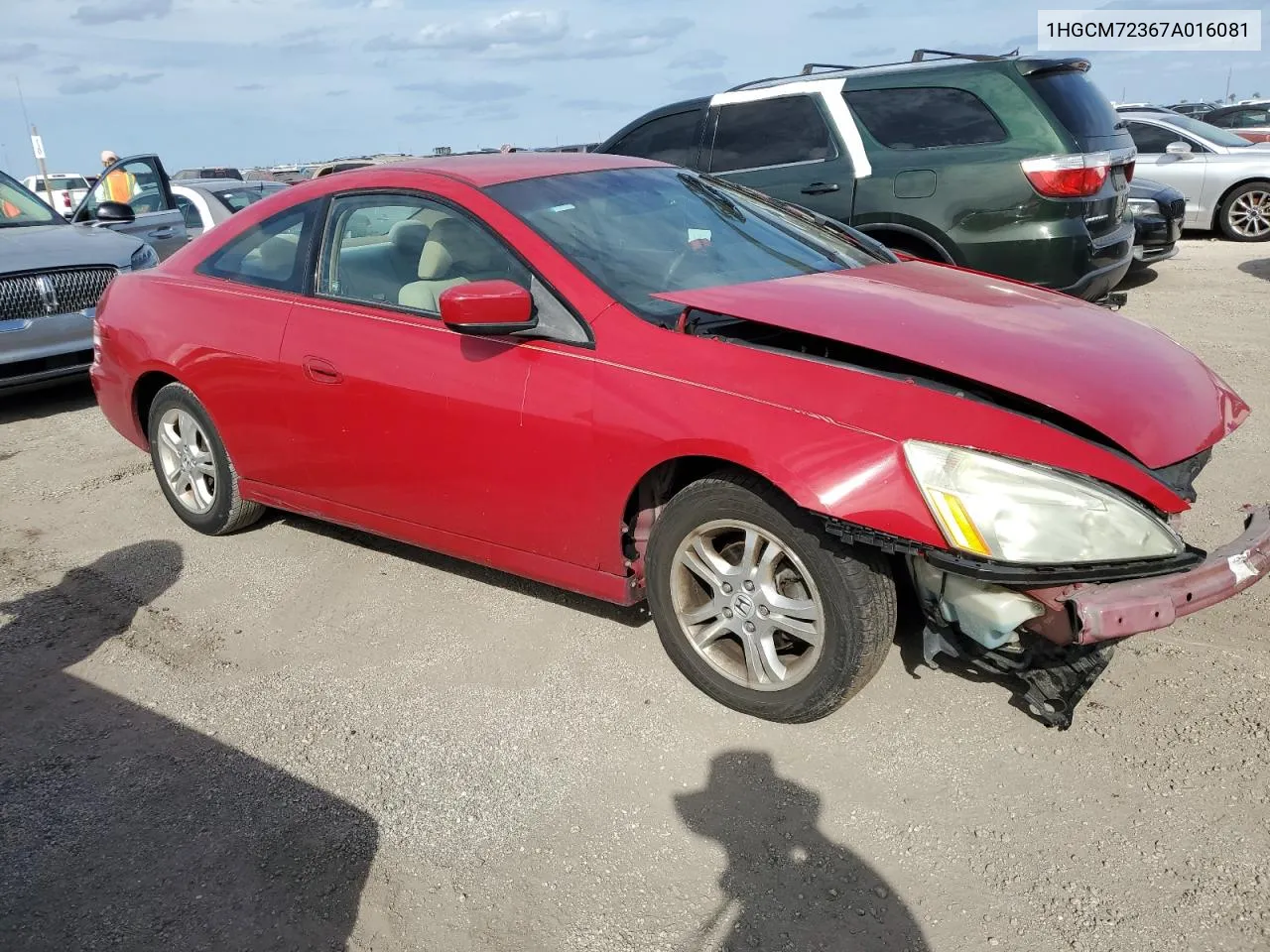 2007 Honda Accord Lx VIN: 1HGCM72367A016081 Lot: 76477264