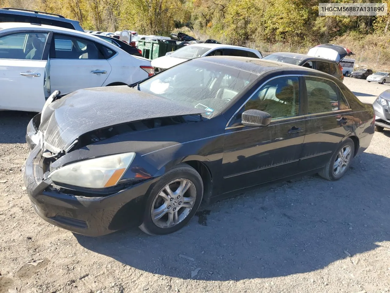 1HGCM56887A131890 2007 Honda Accord Ex