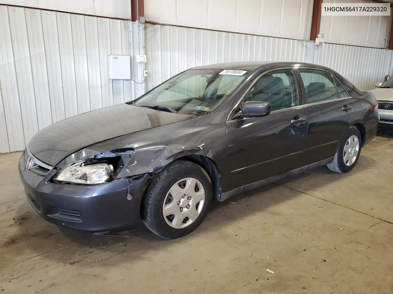 2007 Honda Accord Lx VIN: 1HGCM56417A229320 Lot: 76978694