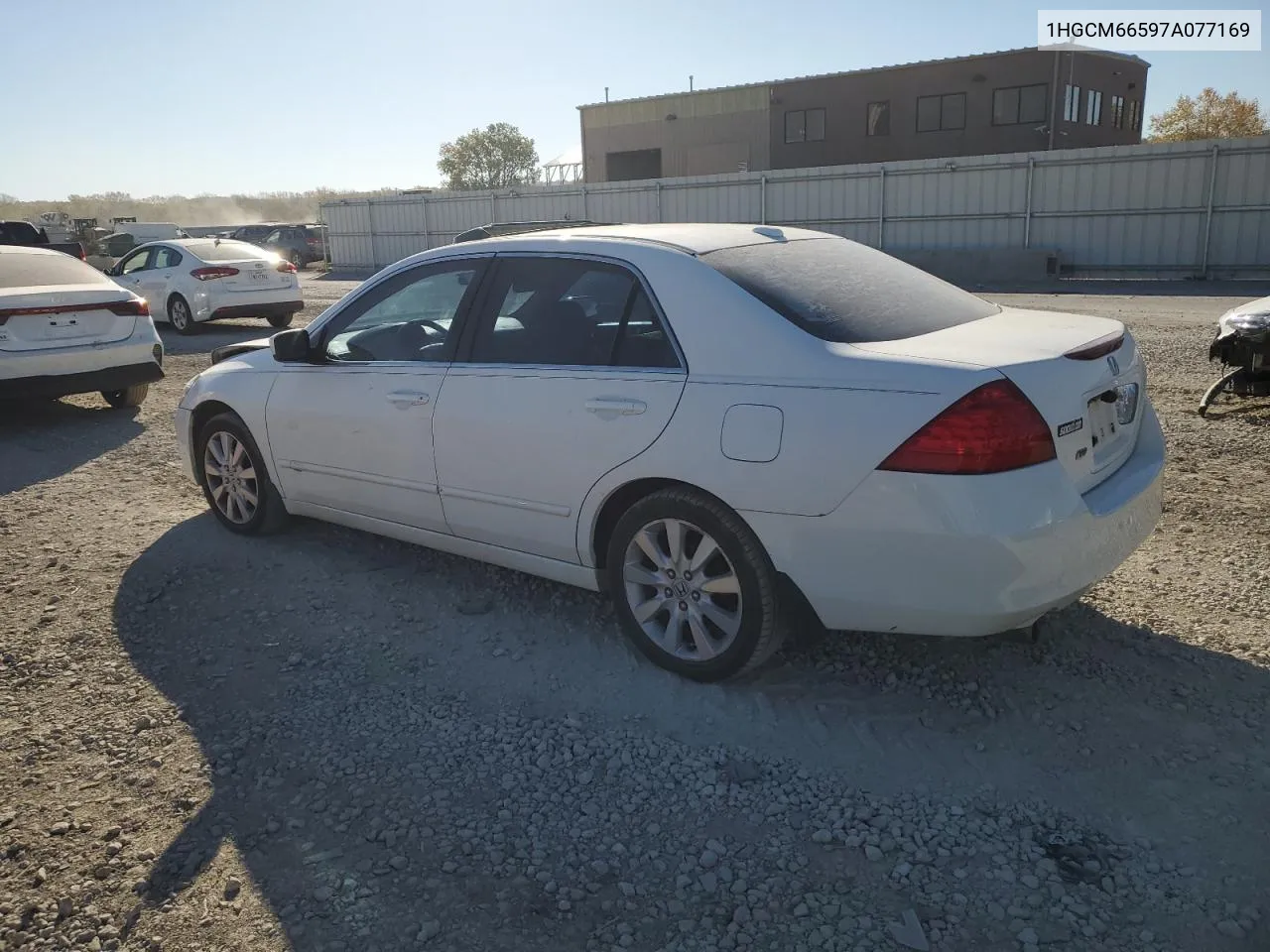 2007 Honda Accord Ex VIN: 1HGCM66597A077169 Lot: 77161884