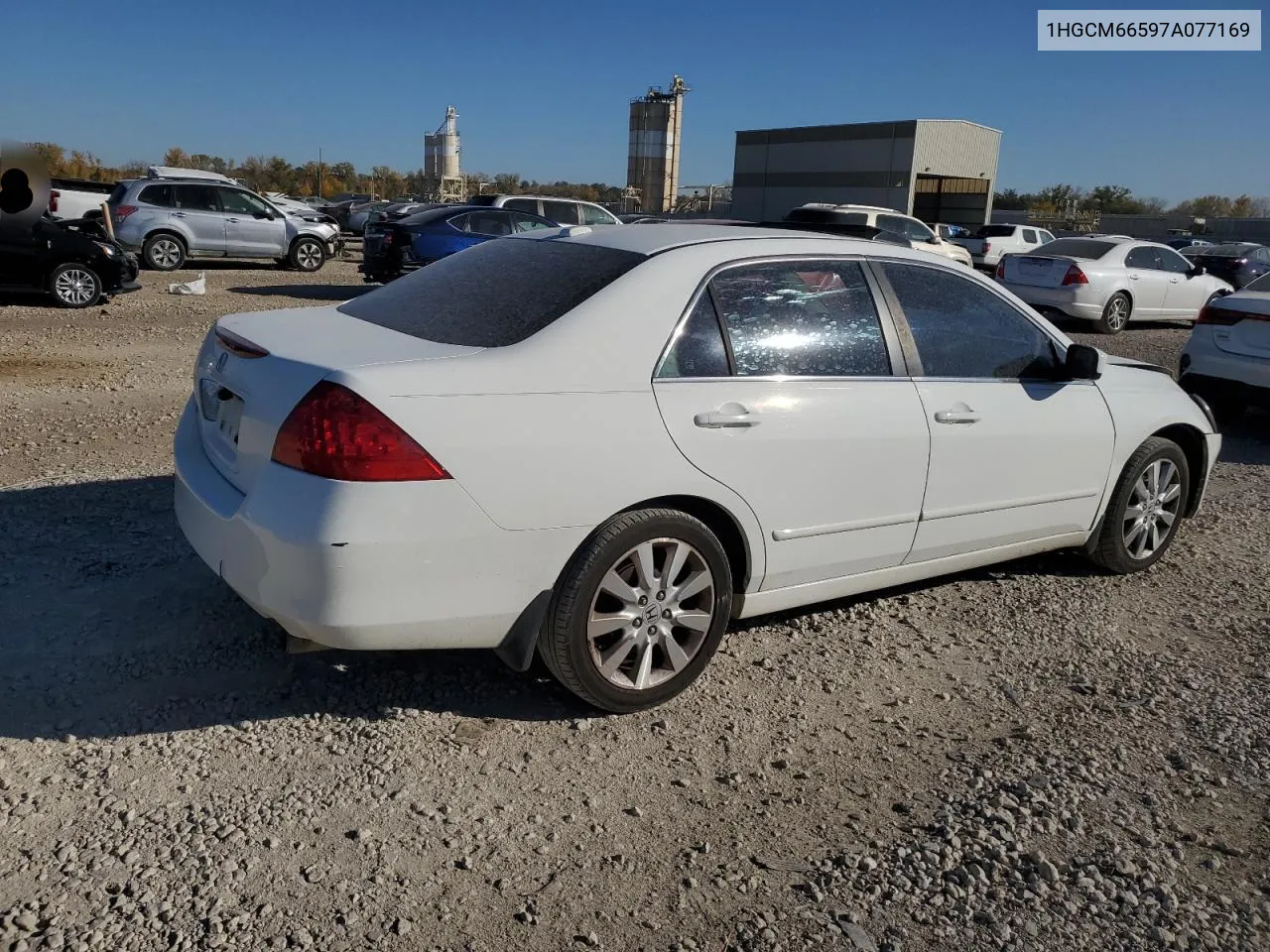 2007 Honda Accord Ex VIN: 1HGCM66597A077169 Lot: 77161884