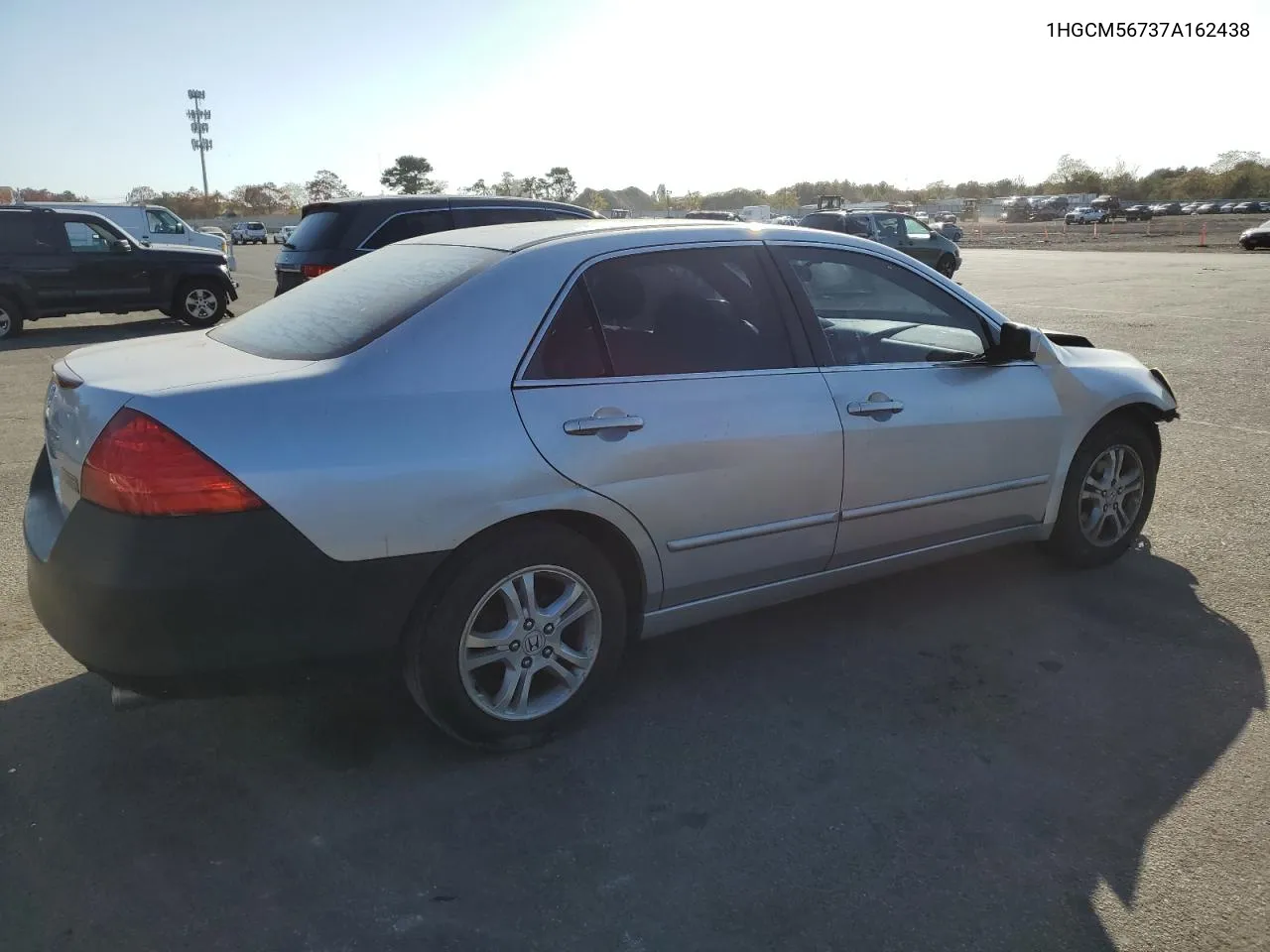 2007 Honda Accord Ex VIN: 1HGCM56737A162438 Lot: 77267864