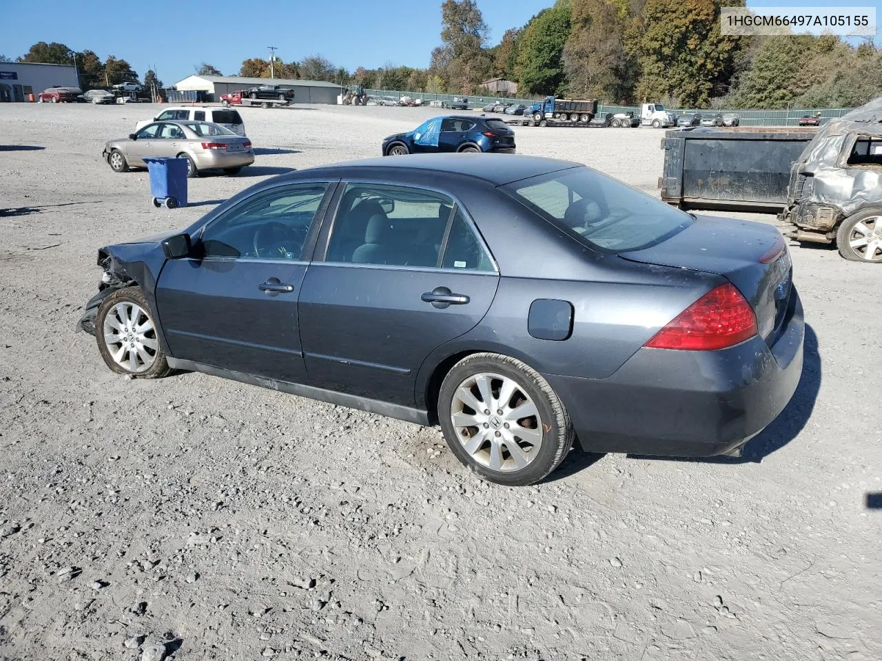 2007 Honda Accord Se VIN: 1HGCM66497A105155 Lot: 77332394