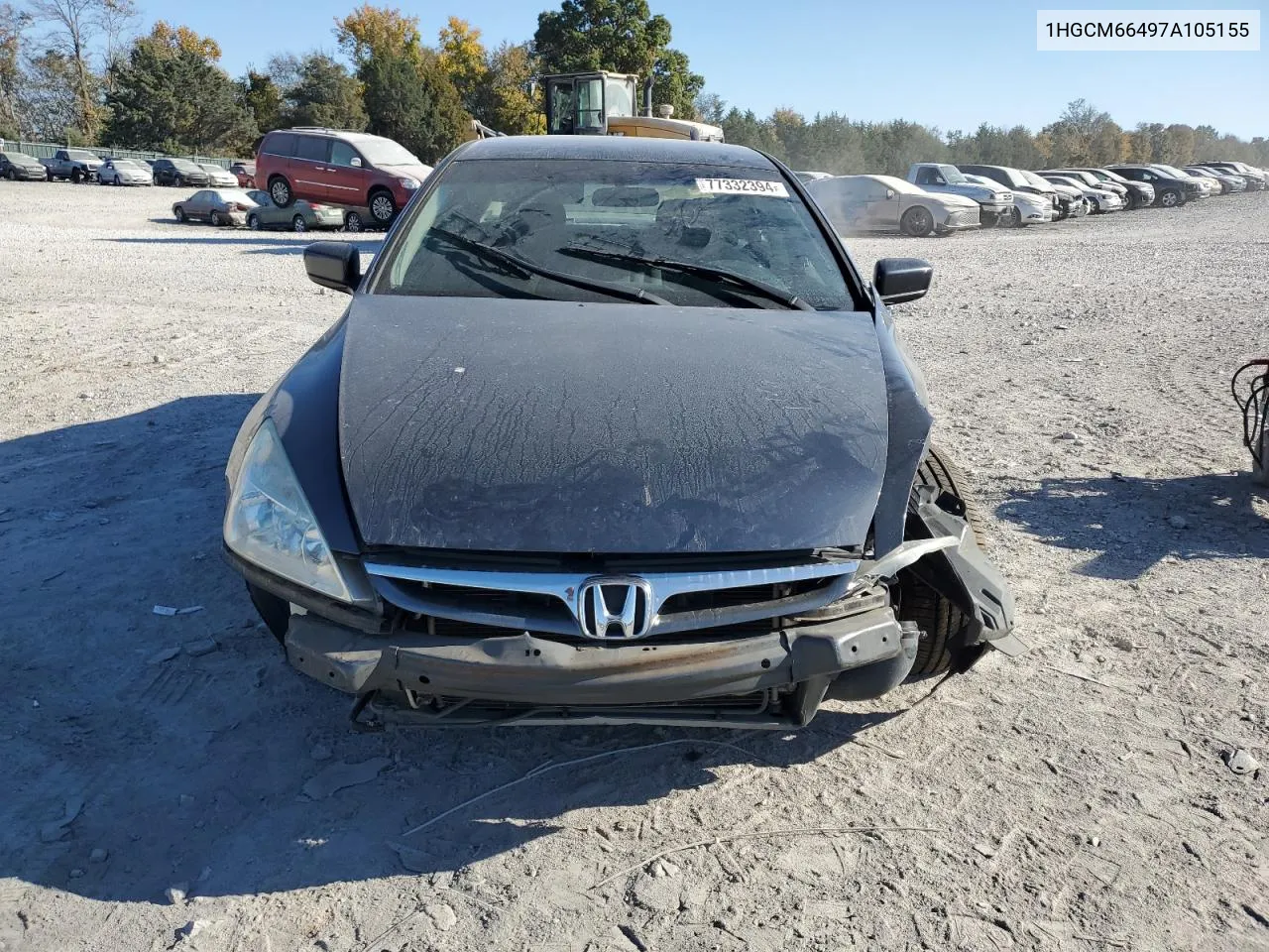 2007 Honda Accord Se VIN: 1HGCM66497A105155 Lot: 77332394