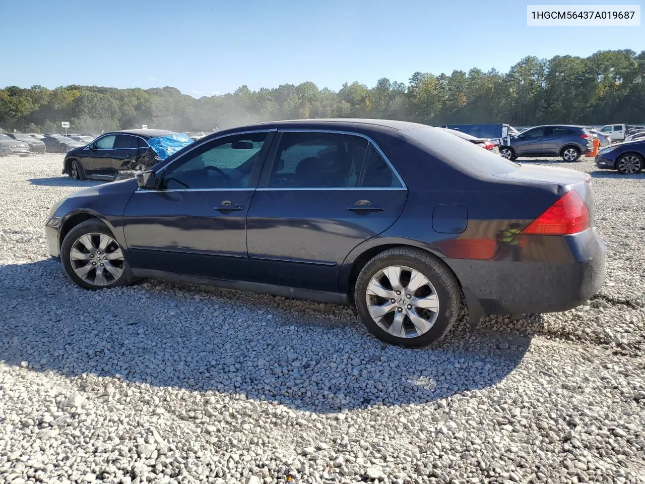 2007 Honda Accord Lx VIN: 1HGCM56437A019687 Lot: 77355744