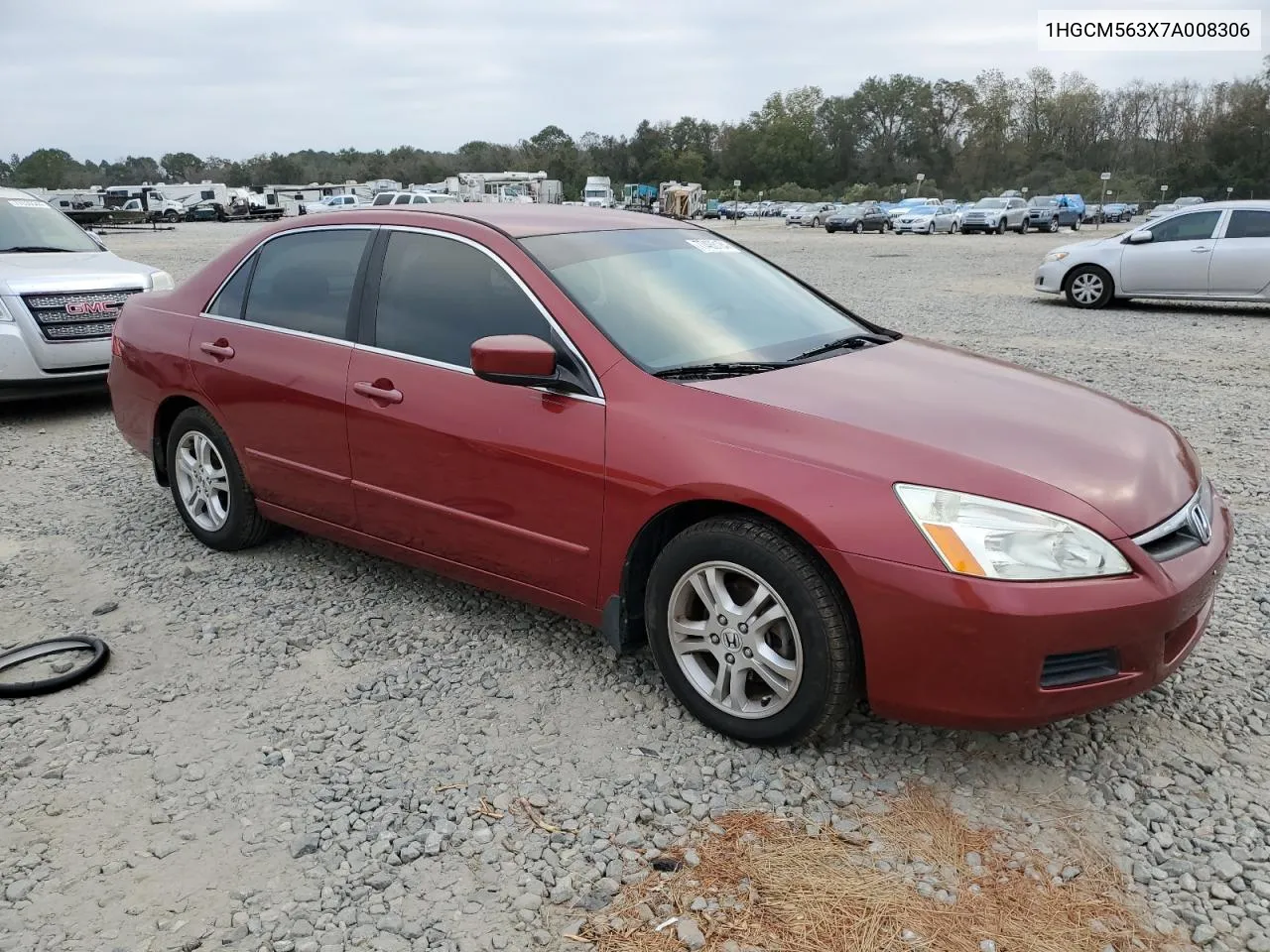 2007 Honda Accord Se VIN: 1HGCM563X7A008306 Lot: 77488184