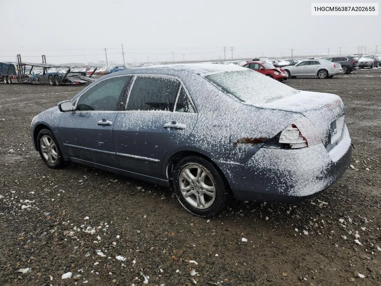 2007 Honda Accord Se VIN: 1HGCM56387A202655 Lot: 77678944