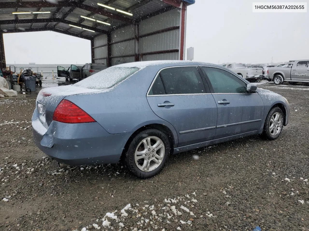 2007 Honda Accord Se VIN: 1HGCM56387A202655 Lot: 77678944