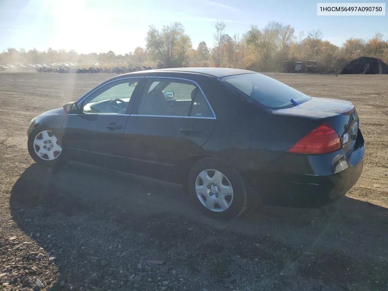 2007 Honda Accord Lx VIN: 1HGCM56497A090750 Lot: 77891694