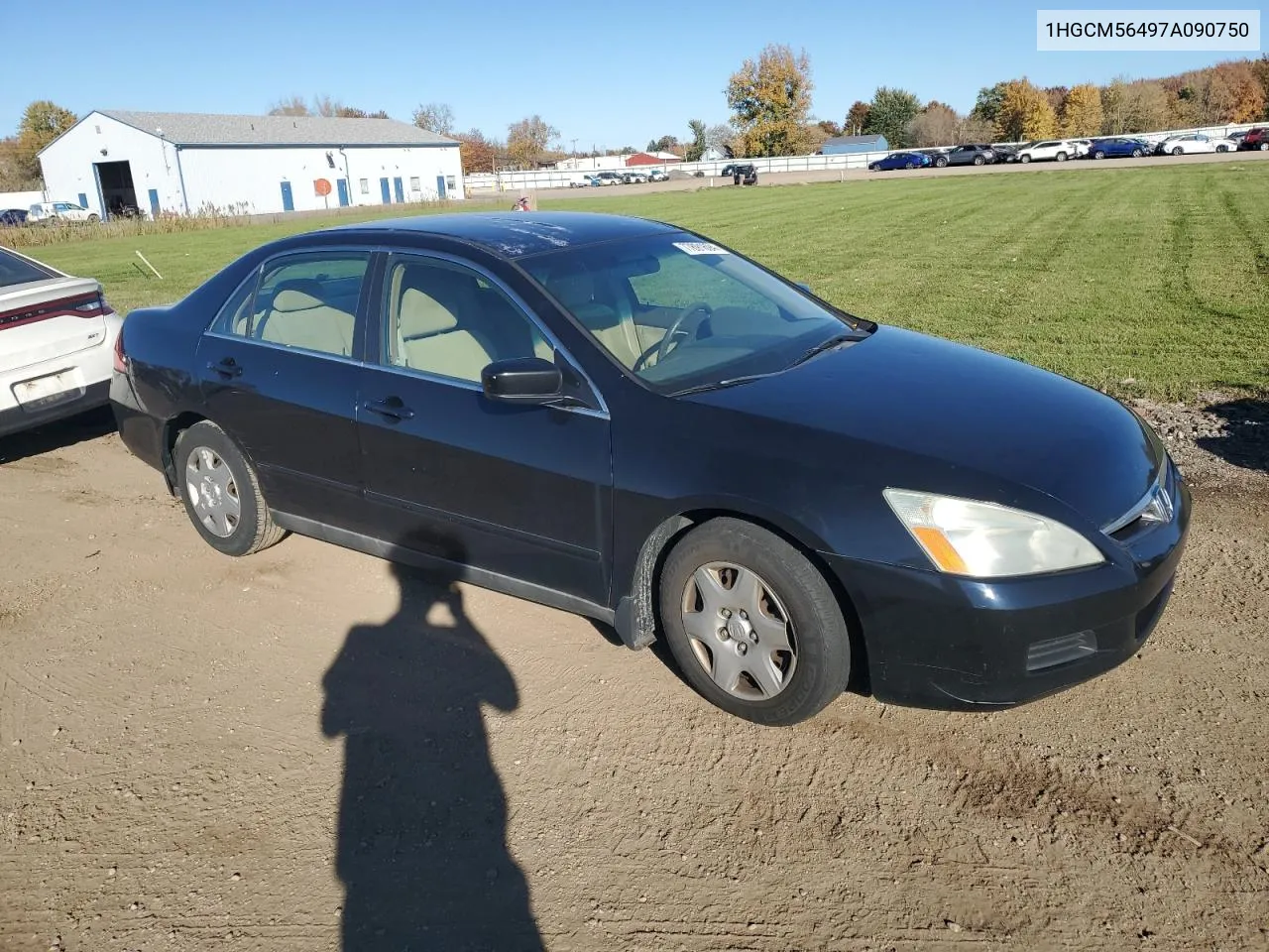 2007 Honda Accord Lx VIN: 1HGCM56497A090750 Lot: 77891694