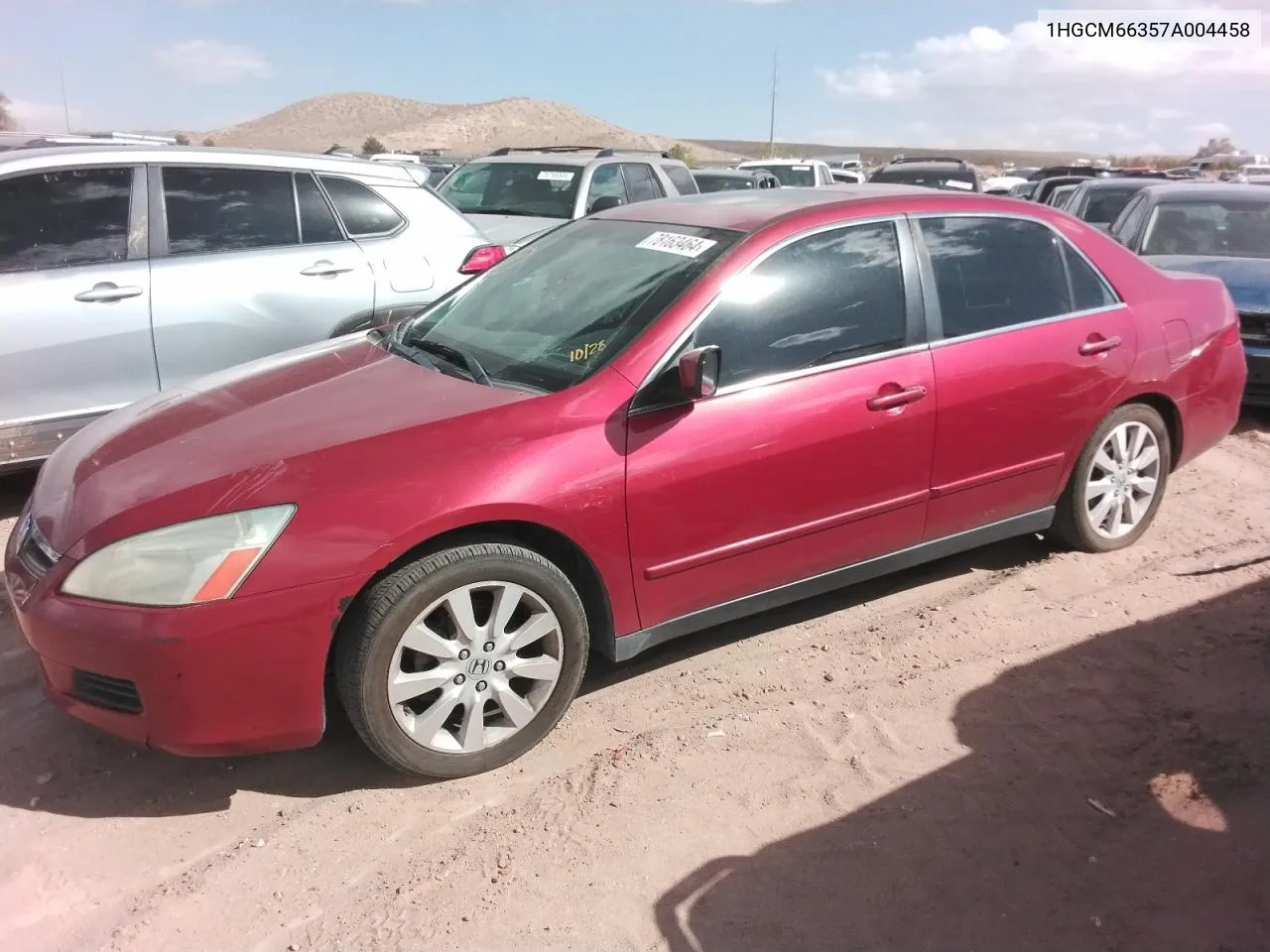 2007 Honda Accord Lx VIN: 1HGCM66357A004458 Lot: 78163464