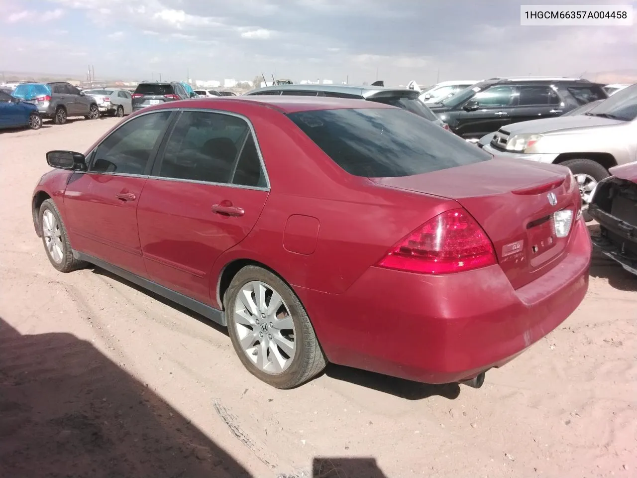 2007 Honda Accord Lx VIN: 1HGCM66357A004458 Lot: 78163464