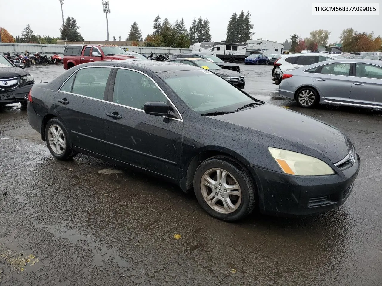 2007 Honda Accord Ex VIN: 1HGCM56887A099085 Lot: 78507164