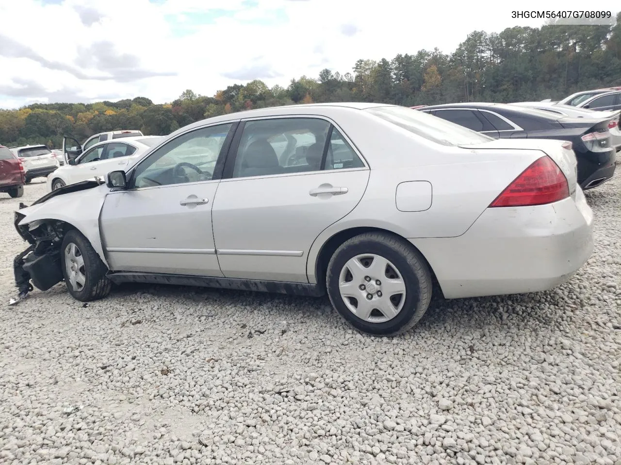 2007 Honda Accord Lx VIN: 3HGCM56407G708099 Lot: 78536364